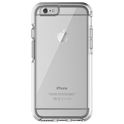 OtterBox Symmetry Series Clear - Back cover for mobile phone - polycarbonate, synthetic rubber - clear - for Apple iPhone 6, 6s