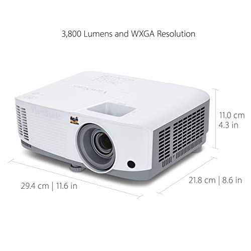 Viewsonic PA503W - DLP projector - portable - 3D - 3600 ANSI lumens - WXGA (1280 x 800) - 16:10 - 720p