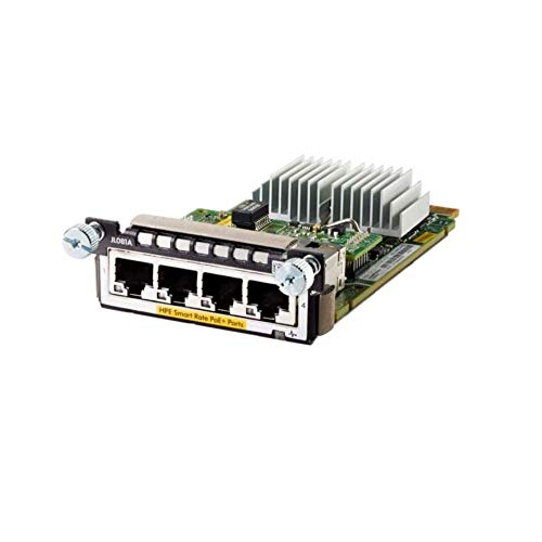 HPE Aruba 3810M/2930M Smart Rate Module - Expansion module - 1/2.5/5/10GBase-T (PoE+) x 4 - for HPE Aruba 2930M 24, 2930M 48, 3810, 3810M 16, 3810M 24, 3810M 40, 3810M 48