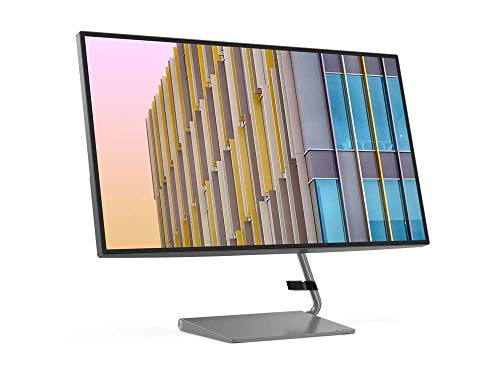 Lenovo Q27h-10 - LED monitor - 27" (27" viewable) - 2560 x 1440 QHD @ 75 Hz - IPS - 350 cd/m - 1000:1 - 4 ms - HDMI, DisplayPort, USB-C - speakers - grey