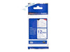 Best Value Brother TZe-FA3 Labelling Tape Cassette, Blue on White, 12 mm (W) x 3 m (L), Fabric Tape, Brother Genuine Supplies