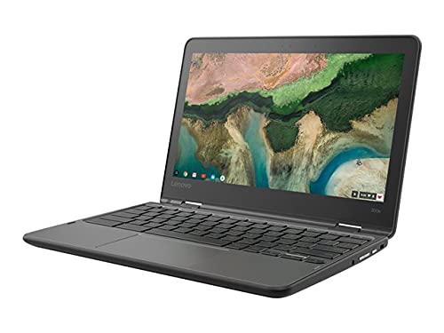 Lenovo 300e Chromebook (2nd Gen) AST 82CE - Flip design - A4 9120C / 1.6 GHz - Chrome OS - 4 GB RAM - 32 GB eMMC - 11.6" IPS touchscreen 1366 x 768 (HD) - Radeon R4 - Wi-Fi, Bluetooth - black - kbd: UK