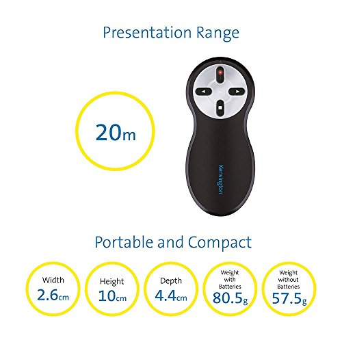 Kensington Si600 Wireless Presenter with Laser Pointer - Presentation remote control - radio