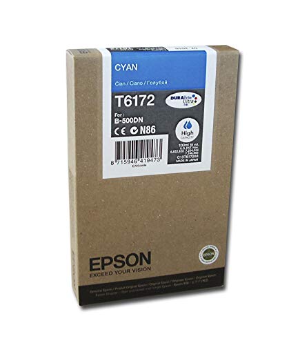 Epson T6172 - Print cartridge - high capacity - 1 x cyan - 7000 pages