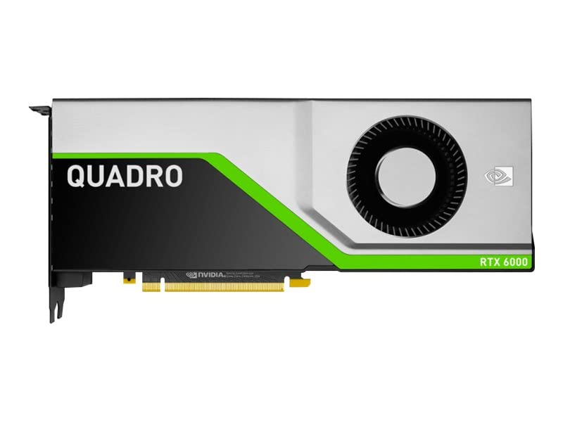 NVIDIA Quadro RTX 6000 - Graphics card - Quadro RTX 6000 - 24 GB GDDR6 - PCIe 3.0 x16 - 4 x DisplayPort, USB-C