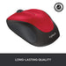 Logitech Wireless Mouse M235 (Red)