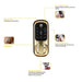 Yale Keyless Connected - Door lock - electronic, key-card - smart lock - touch keypad - RFID - polished brass