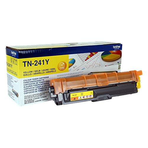 Best Value Brother TN-241Y Toner Cartridge, Standard Yield, Yellow, Brother Genuine Supplies