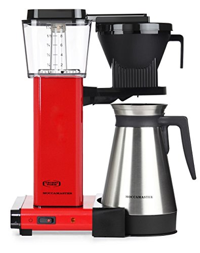 Moccamaster KBGT 741 Select Red Coffee Maker UK Plug