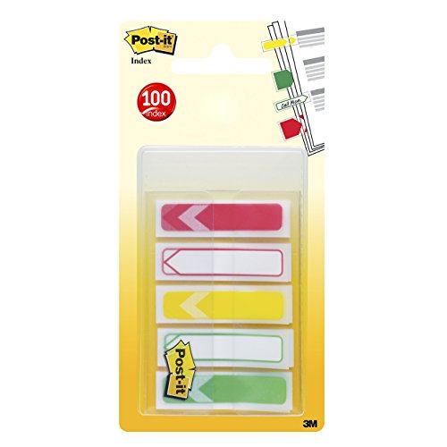 Best Value Post-it 11775Miniset Segnapagina, Mini Format Arrow Shaped, 5Colours