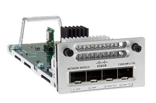 Cisco - Expansion module - 10 GigE - 2 ports + 4 x shared SFP - for Catalyst 3850-12, 3850-12X48, 3850-24, 3850-48