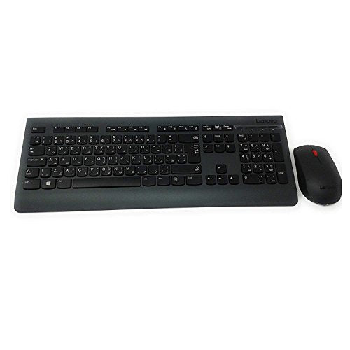 Lenovo Essential Wireless Combo - Keyboard and mouse set - wireless - 2.4 GHz - UK - for 14e Gen 2, IdeaCentre 5 14, ThinkCentre M90s Gen 2, ThinkPad P1 (4th Gen), Yoga AIO 7 27