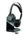 Best Value Plantronics headset on both ears with clip with charging station - Micr. Voyager Focus (B825-M)