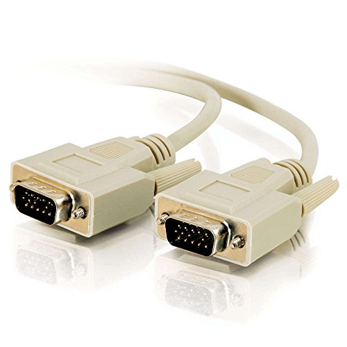 C2G Economy - VGA cable - HD-15 (VGA) (M) to HD-15 (VGA) (M) - 5 m - molded, thumbscrews