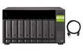 QNAP TL-D800C - Hard drive array - 8 bays (SATA-600) - USB 3.2 Gen 2 (external)