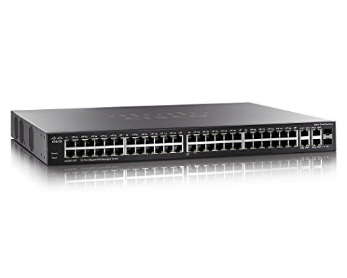 Cisco Small Business SG300-52MP - Switch - L3 - Managed - 50 x 10/100/1000 (PoE+) + 2 x combo Gigabit SFP - desktop, rack-mountable - PoE+ (740 W)