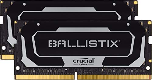 Ballistix - DDR4 - kit - 64 GB: 2 x 32 GB - SO-DIMM 260-pin - 3200 MHz / PC4-25600 - CL16 - 1.35 V - unbuffered - non-ECC - black