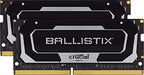 Ballistix - DDR4 - kit - 32 GB: 2 x 16 GB - SO-DIMM 260-pin - 3200 MHz / PC4-25600 - CL16 - 1.35 V - unbuffered - non-ECC - black