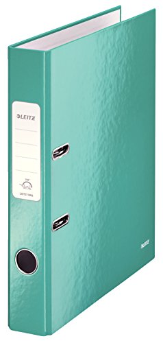 Best Value Leitz Wow 1006 A4 50 mm Lever Arch File - Ice Blue, Pack of 10