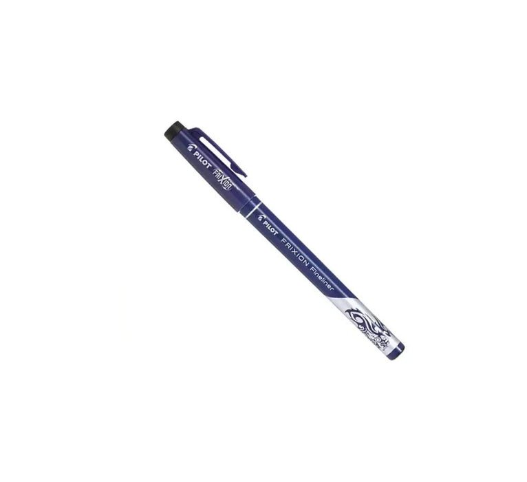 Best Value Pilot FriXion Fineliner Felt Pen 1.3mm Tip Erasable (Black) - Pack of 12