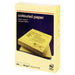 Best Value A4 250 Sheets Coloured Paper Card 160gsm - Intense Yellow - Ream-Wrapped