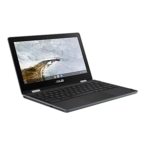 ASUS Chromebook Flip C214MA BU0282 - Flip design - Celeron N4020 / 1.1 GHz - Chrome OS - 4 GB RAM - 32 GB eMMC - 11.6" touchscreen 1366 x 768 (HD) - UHD Graphics 600 - Wi-Fi 5, Bluetooth - dark grey