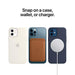 Apple with MagSafe - Back cover for mobile phone - leather - baltic blue - for iPhone 12, 12 Pro