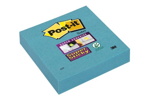 Best Value Post-it 7100041909 Super Sticky Notes, 47.6mm x 47.6mm, Bangkok Colour Collection, 12 pads, 90 sheets per pad