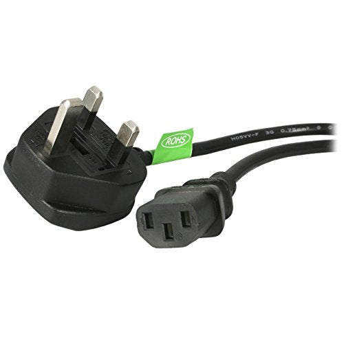 StarTech 6 ft Standard UK Computer Power Cord