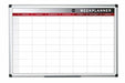 Best Value Bi-Office Week Planner, Magnetic, Aluminium Frame, 90 x 60 cm