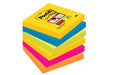 Best Value Post-it Notes 76 x 76 mm Super Sticky Notes Rio Colour Collection, Multicolor, 6 pads (90 sheets per pad)