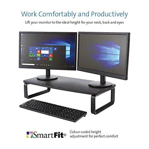 Kensington SmartFit Extra Wide Monitor - Stand - for Monitor - screen size: up to 27"