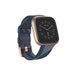 Fitbit Versa 2 Special Edition - Copper rose - smart watch with band - woven jacquard - navy - Bluetooth - 40 g