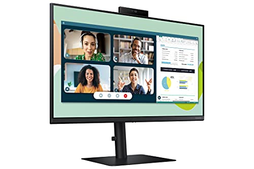 Samsung S24A400VEU - S40VA Series - LED monitor - 24" - 1920 x 1080 Full HD (1080p) @ 75 Hz - IPS - 250 cd/m² - 1000:1 - 5 ms - HDMI, VGA, DisplayPort - speakers - black