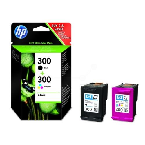 HP 300 - CN637EE - 1 x Black,1 x Cyan,1 x Magenta,1 x Yellow - 1 x Multipack - Print cartridge - Blister - For Deskjet D1660, D2660, D5560, F2480, F4580, Envy 100, 110, 120, Photosmart C4680, C4780