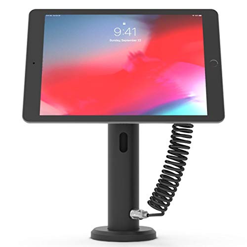 Compulocks Rise VESA Counter Top Kiosk 4" Black - Stand - for tablet - black - mounting interface: 100 x 100 mm - pole mount