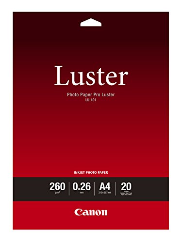 Best Value Canon A4 Pro Luster Photo Paper (Pack of 20)