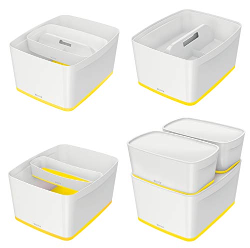 Leitz Mybox Large With Lid Wow White Yellow Dd