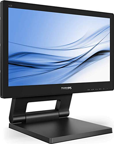 Philips B Line 162B9T - LED monitor - 16" (15.6" viewable) - touchscreen - 1366 x 768 @ 60 Hz - TN - 220 cd/m - 500:1 - 4 ms - HDMI, DVI, DisplayPort, VGA - speakers - black texture