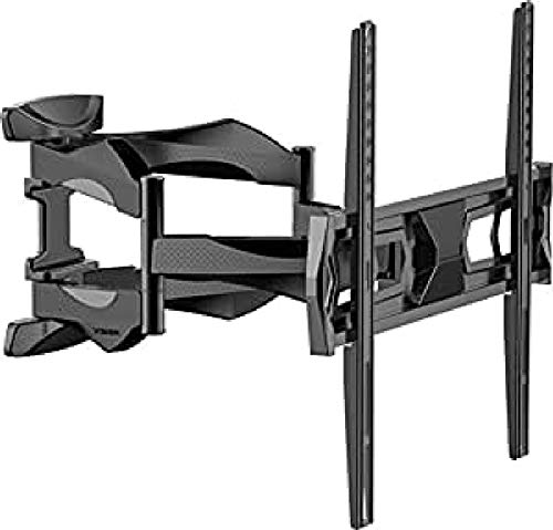 VISION Monitor Dual Desk Post Mount - LIFETIME WARRANTY - fits display 13 - 27" with VESA sizes 75 x 75 or 100 x 100 - 2-part arms - rotate - quick-release - swivel tilt - clamp or grommet - post height 465 mm / 18" - max between screen centres 790 mm / 31" - matt black