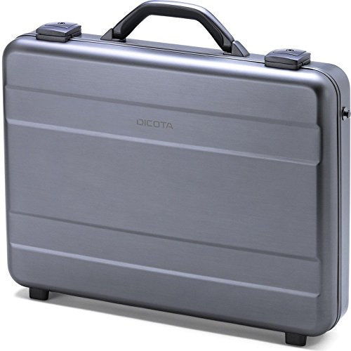 DICOTA Aluminium Briefcase exterior hulls are made of single pieces of tooled solid aluminium and is lightweight and extraordinarily robust. It comes with a matte finish and lockable fasteners and a cushioned notebook/laptop compartment (High-Density Foam). A padded tablet compartment for tablet up to 10. Removable shoulder strap. 2 Year warranty. Suitable for laptop sizes: 15" 15.4" 15.6" 16" 17" 17.3". - DICOTA has over 20 years experience in providing professionals with high quality, stylish 