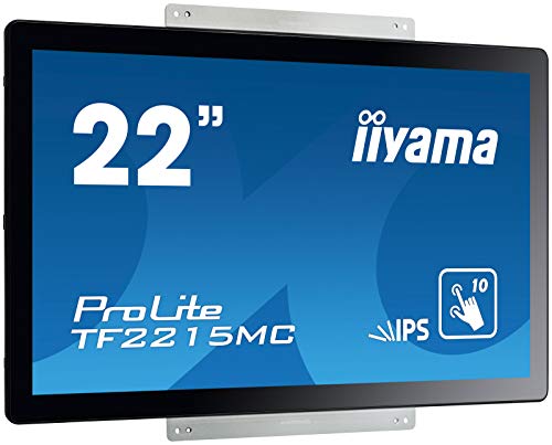 iiyama ProLite TF2215MC-B2 - LED monitor - 22" (21.5" viewable) - open frame - touchscreen - 1920 x 1080 Full HD (1080p) @ 60 Hz - IPS - 350 cd/m - 1000:1 - 14 ms - HDMI, VGA, DisplayPort - black