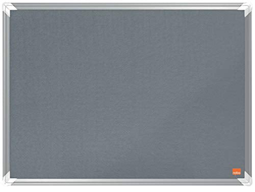 Nobo Premium Plus Grey Felt Notice Board 600X450Mm Dd