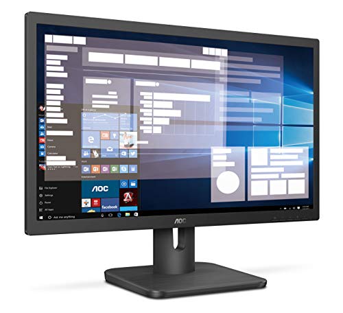 AOC 22E1Q - LED monitor - 21.5" - 1920 x 1080 Full HD (1080p) @ 60 Hz - MVA - 250 cd/m - 3000:1 - 5 ms - HDMI, VGA, DisplayPort - speakers