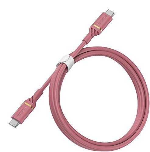 OtterBox Standard - USB cable - USB-C (M) to USB-C (M) - USB 2.0 - 3 A - 1 m - Power Delivery support - rose sparkle pink