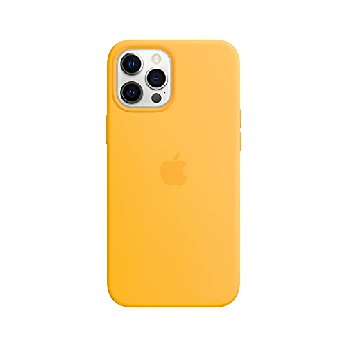 Apple Case with MagSafe - Back cover for mobile phone - silicone - sunflower - for iPhone 12 Pro Max