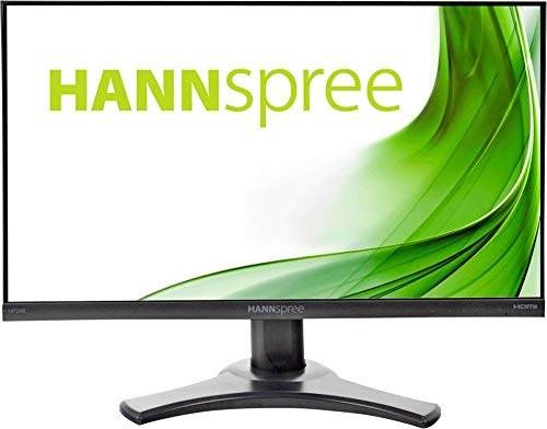 Hannspree HP248UJB 23.8 Inch 1920 x 1080 Pixels Resolution 4ms Response Time Full HD HA MM VGA HDMI DisplayPort LED Monitor Black