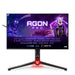 AOC Gaming AG274QS - AGON4 Series - LED monitor - 27" - 2560 x 1440 QHD @ 300 Hz - IPS - 400 cd/mÂ² - 1000:1 - DisplayHDR 400 - 0.5 ms - 2xHDMI, 2xDisplayPort - speakers - black, red