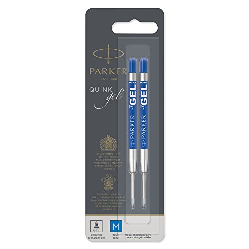 Parker Quink Gel Ink Refill Medium Blue