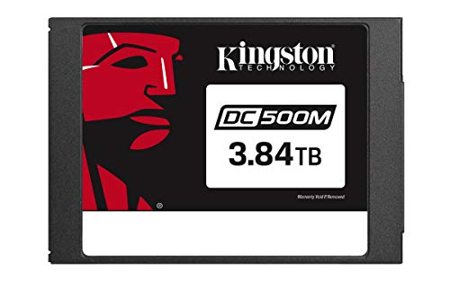 Kingston Data Center DC500M - Solid state drive - encrypted - 3.84 TB - internal - 2.5" - SATA 6Gb/s - 256-bit AES - Self-Encrypting Drive (SED)